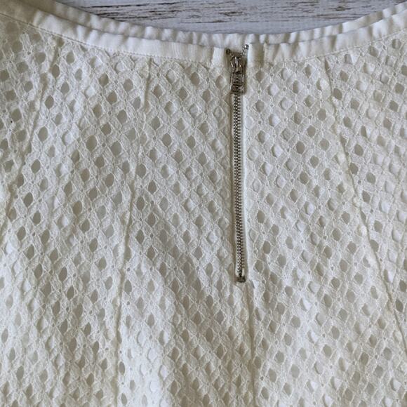 Holly Bracken Anthropologie Eyelet Circle Skirt Sm - Picture 3 of 8